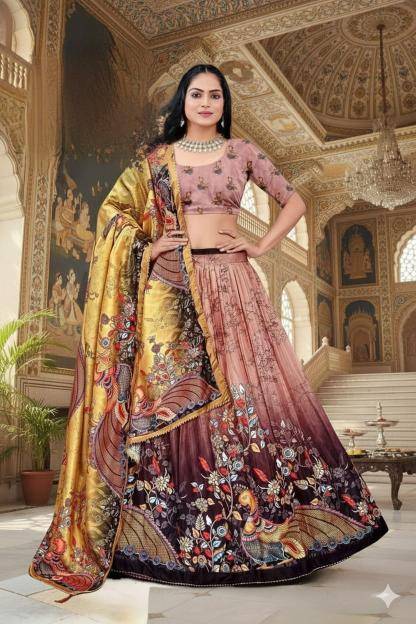 Artriddhs vol 8 Dola silk Lehenga manufacturers in Hyderabad